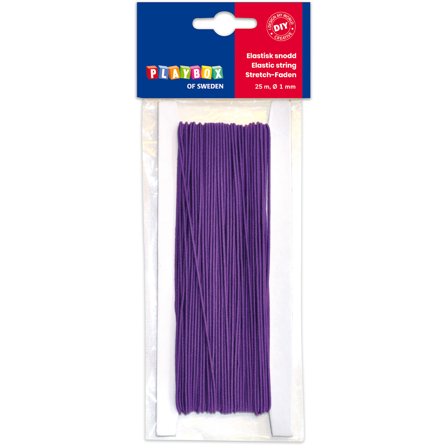 Playbox Elastic Cord Purple 25 m