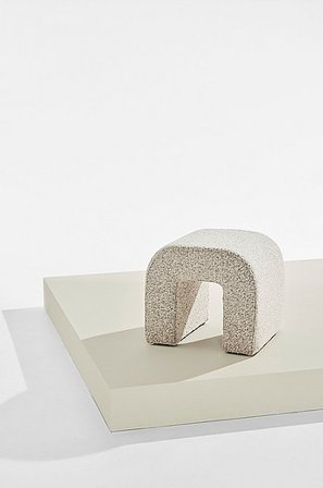 Jotex - Poef Van Bouclé 45x41 Cm Greige Greige - Odette - Koop Pastill - Meubels bij Jotex