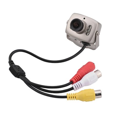 Mini 6LED Kablet CMOS CCTV Sikkerhetskamera Nattsyn Digitalt Videokamera NTSC