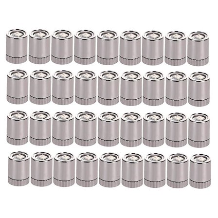 36 kpl Miniatyyrivalot askarteluun, Mini LED-valot askarteluun, Mini-kohdevalot paristokäyttöiset (Lämmin valkoinen)