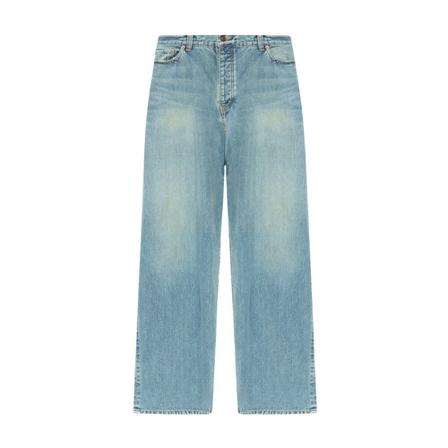 Balenciaga, Straight Jeans Blauw, Dames, Maat:M