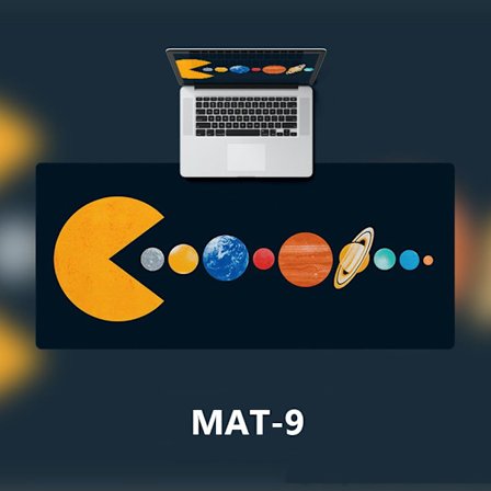 800x400 mm spelmusmatta Starry Sky 800X400X2MMMAT-9 MAT-9