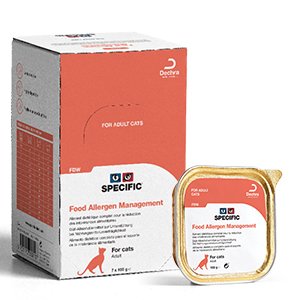 Specific FDW Food Allergy Management, Kat, 7x100 g vådfoder
