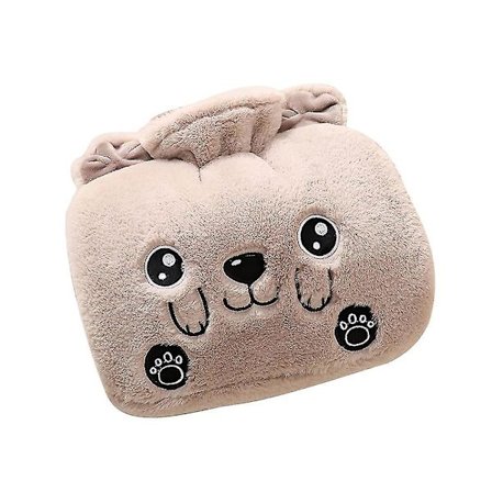 Varmtvandsflaskepose Hold Varmt Om Vinteren Genanvendelig Blød Beskyttelse Plys Overtræk Vaskbar