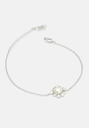 LILY AND ROSE Emily Pearl Bracelet Ivory Klær