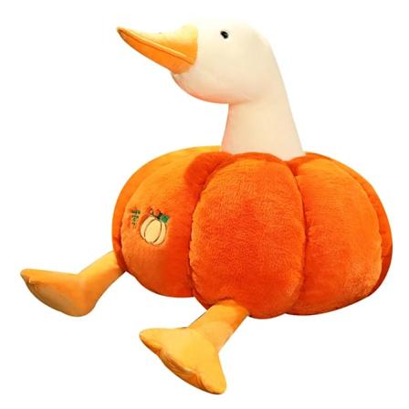 Kreative gjenstander Hule Dukke Plussj Leke Stoffdyr Pute Sofa Ornament Høy Kvalitet Halloween Gaver For Barn Jenter Dekor 50cm 50 cm duck