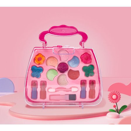 Alt-i-én Makeup Sæt til Børn - Sikker, Giftfri og Vaskbar Kosmetik Kit