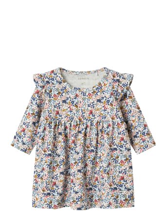 name it Nbfkorra Ls Dress - Blue - 86