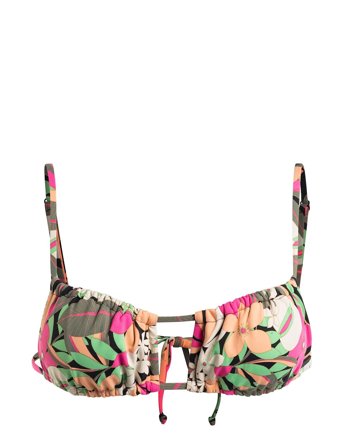 Pt Beach Classics Adj Bralette Patterned Roxy
