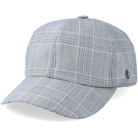 City Sport - Beige Adjustable Cap - Soft Jersey Dad Cap Checked Adjustable @ Hatstore