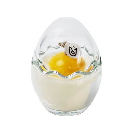 Håndlaget Eggeskall Duftlys - Duftlys Aromaterapi Soyavoks Gave Transparent Klart Skall