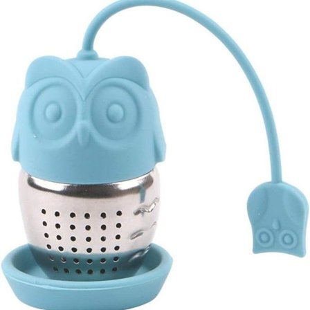 Ugleformet teinfuser i silikon / flytende paraply med urtekrydder