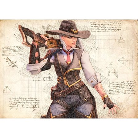 A3 Print - Overwatch artwork - Ashe