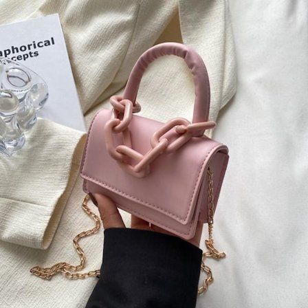 Kæde Dame Tasker Sommer Crossbody Taske PINK