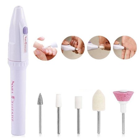 Neglefil Elektrisk - elektrisk fil - inkluderer 5 bits