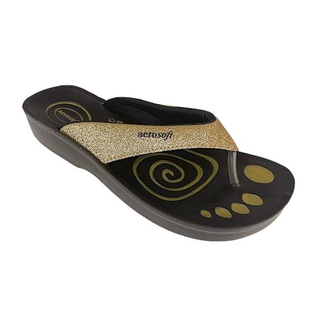 Sandaler Aerosoft modell 825 med glitter