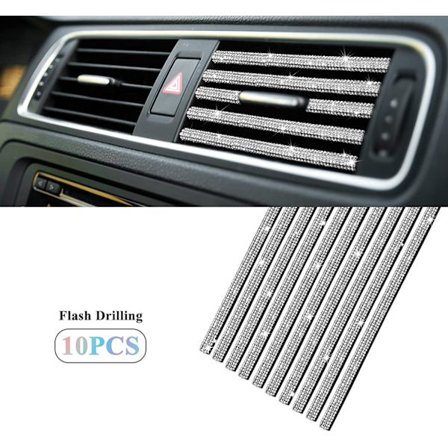 10 st ljusa automatiska ventilationslister + 2 st ringmärkesdekaler