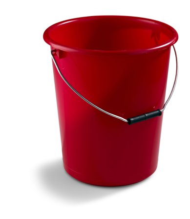 Nordiska Plast 1122-0300 Plastbøtte rød, 12 l, Hageredskap