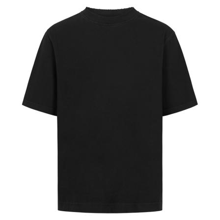 Han Kjøbenhavn, Distressed Tee Short Sleeve Zwart, Heren, Maat:S
