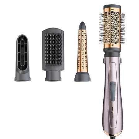 BaByliss Air Style 1000 Varmluftstyler AS136E, Grå/Guld, Hår, Styling Tools, Airstylere