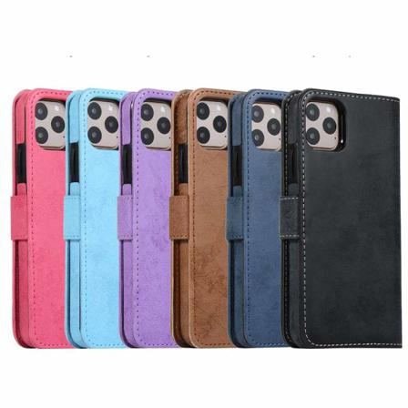 Iphone 11 - Praktiskt Plånboksfodral Från Leman Lila