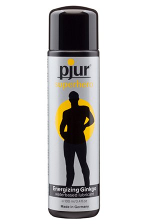 Pjur Superhero EnergizinGinko Lubricant 100ml Vattenbaserat glidmedel - Blushme.se