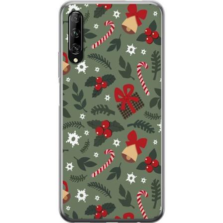 Huawei P smart Pro 2019 Genomskinligt Skal God Jul mönster