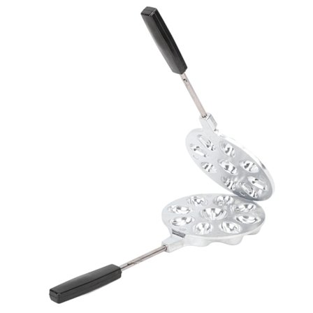 2 stk valnøddekageforme i aluminiumlegering Nem at bruge alsidig valnøddeformet kageform til hjemmet