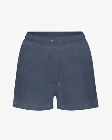 Women Organic Sweatshorts - Neptune Blue - Female - XS