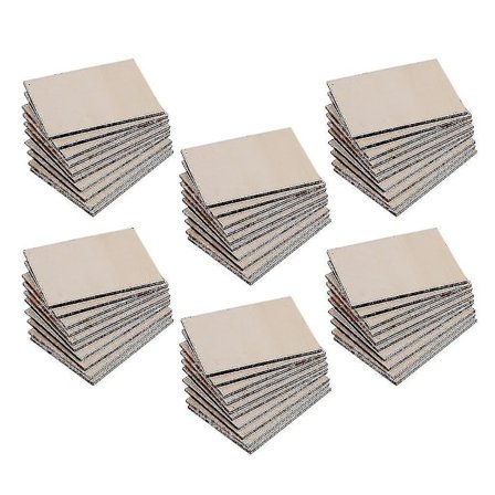 60 kpl Vanerilevyjä Sopii Käsitöihin, Pyrografiaan, DIY Puuplakat Koti Sisustus Merkit Hs