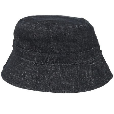 Yupoong - Black bucket Kapelusz - Black Denim Bucket @ Hatstore