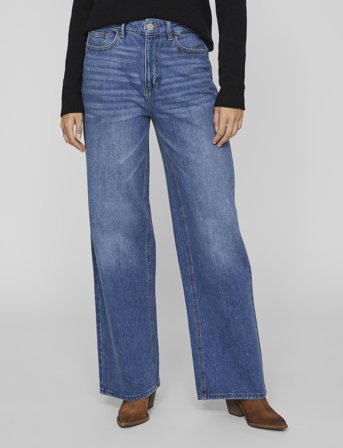 Vila Vifreya Jaf Hw Wide Jeans - Noos - Blue - 34 x 32