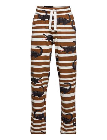 Crocodiles Aop Trousers Bukser Multi/mønstret Mini Rodini