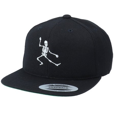 Kiddo Cap - Preto snapback Boné - Kids Skeleton Move Black Snapback @ Hatstore
