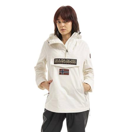 Napapijri, Hoodies Wit, Dames, Maat:M,Polyamide