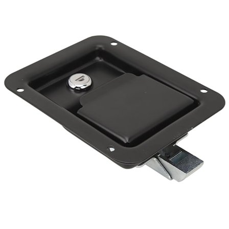 RV trailer tilbehør 140 * 108mm indbygget flad lås med to nøgler RV trailer rum overflade