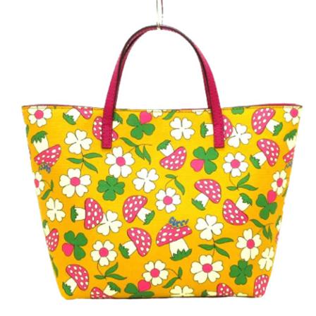Gucci Vintage, Pre-owned Plastic totes Geel, Dames, Maat:ONE Size,leather
