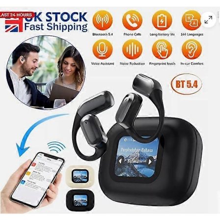 2025 144+ Sprog AI Oversætter Høretelefoner Realtids Bluetooth Oversættelseshøretelefoner