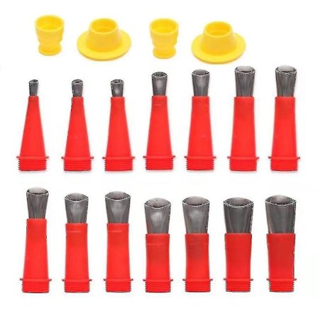 18 stk Rustfritt Stål Fugenøkkel Applikator Fugenøkkel Lim Silikon Tetningsmiddel Avsluttende Verktøy