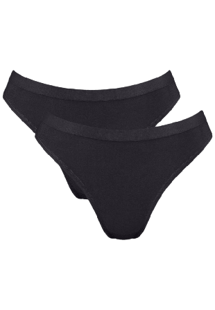 Sloggi GO Sense High leg 2P Underkläder Dam Svart M