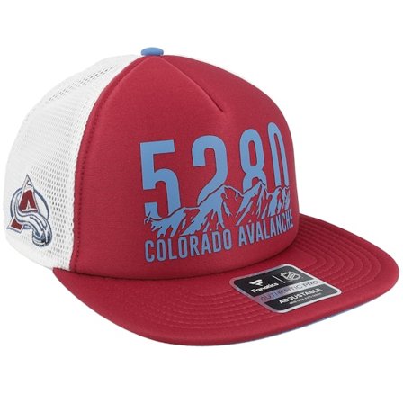 Fanatics - NHL - Red - trucker - Cap - Colorado Avalanche Authentic Pro Rink Hometown Garnet/Blue Trucker - Hatstore
