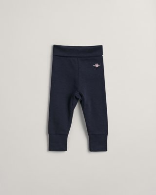 GANT - Shield leggings til baby, unisex evening blue