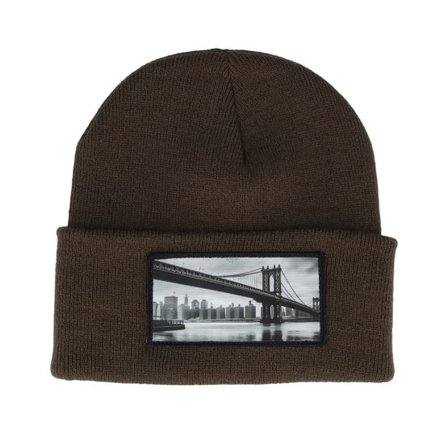 Public Domain - Brun cuff Beanie - Bridge Chocolate Cuff Beanie @ Hatstore