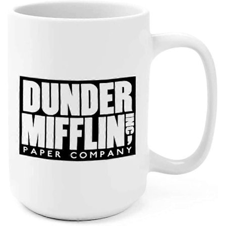 The Office TV-serie Kaffemugg - Mikrovågsugns- och diskmaskinssäker rolig keramikmugg (Dunder Mifflin)
