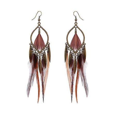 1 par fjäderörhängen