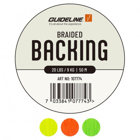 Guideline Braided Backing 30 lbs 100m Lime Green