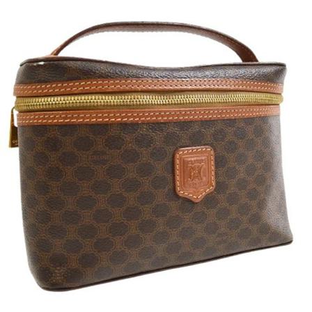 Celine Vintage Pre-owned Tyg chanel-vskor brun, Dam Vintage Väskor, Dam, Storlek: ONE SIZE