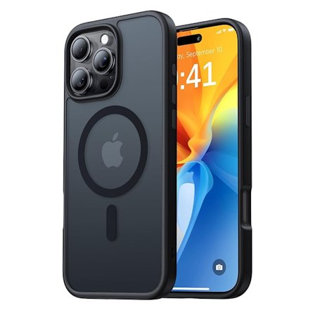 iPhone 16 Pro Max Skal - Translucent Baksida med Perfekt Passform