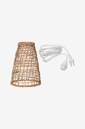 Star Trading - Varvas 23cm+Naru 2,5 m - Beige - Kattovalaisimet ulkokäyttöön - - Homeroom