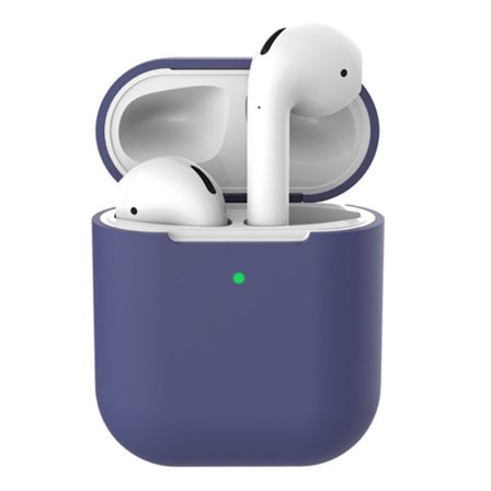 Apple Airpods silikone cover til opladningsetui - Mørkeblå